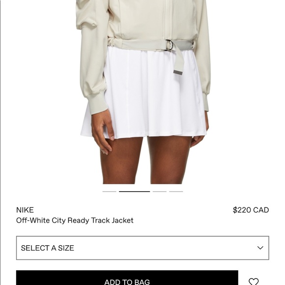 S NIKE Track Jacket (Off White City Ready) - Picture 3 of 11